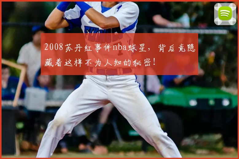 2008苏丹红事件nba球星，背后竟隐藏着这样不为人知的秘密！