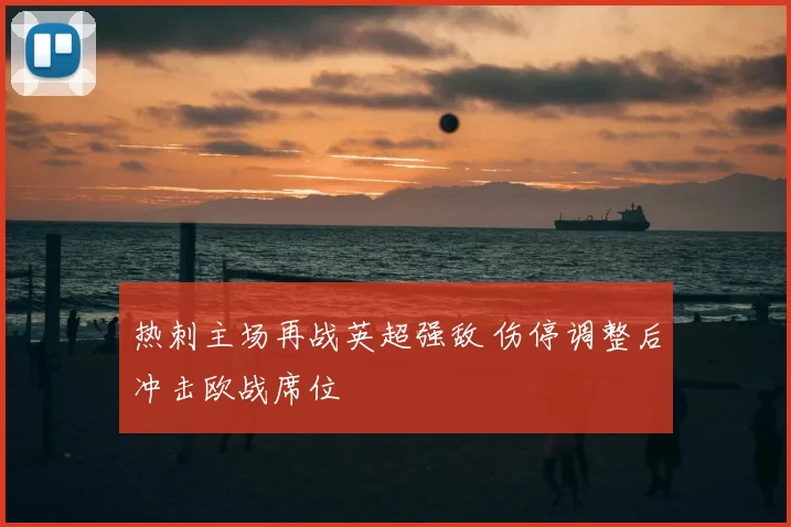热刺主场再战英超强敌 伤停调整后冲击欧战席位